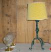 Alte geschmietete lampe